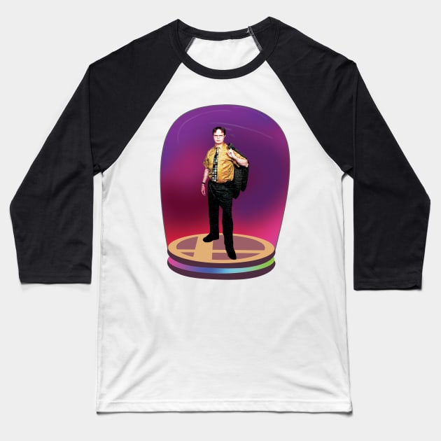 Dwight Schrute Assist Trophy Baseball T-Shirt by russtap